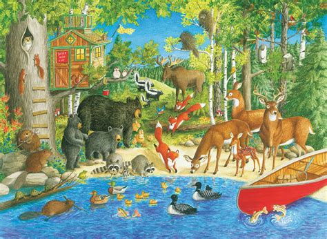 4.8 out of 5 stars 485. Ravensburger Jigsaw Puzzle - Woodland Friends 200 Piece