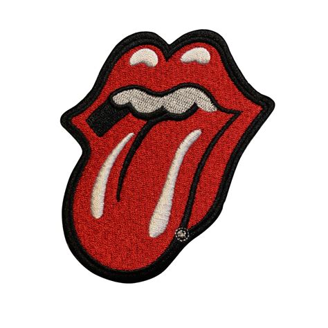 Rolling Stones Classic Red Tongue Embroidered Iron On Patch Etsy