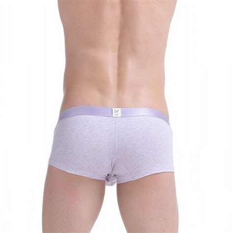Purple Jj Separator Sexy Mens Cotton Underwear Physiological Boxer