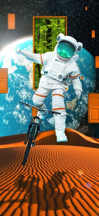 Wallpaper Astronaut Space Suit World Light Green Background