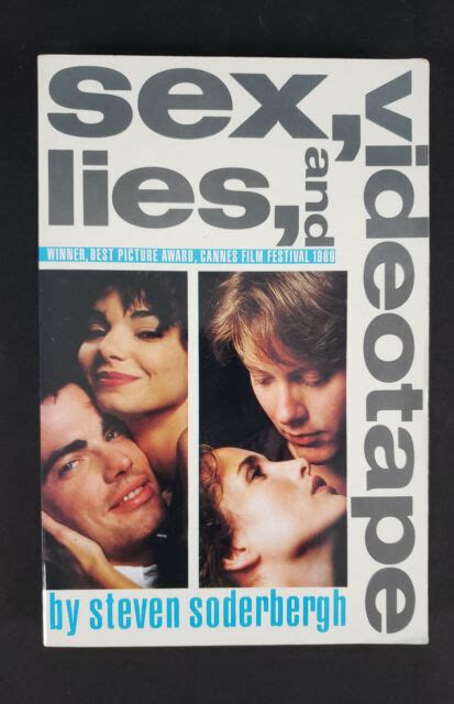 Sex Lies And Videotape By Steven Soderbergh 1990 Trade Paperback