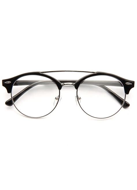 Nixon Unisex Round Metal Clear Half-Frame Glasses | Glasses, Half frame glasses, Glasses fashion