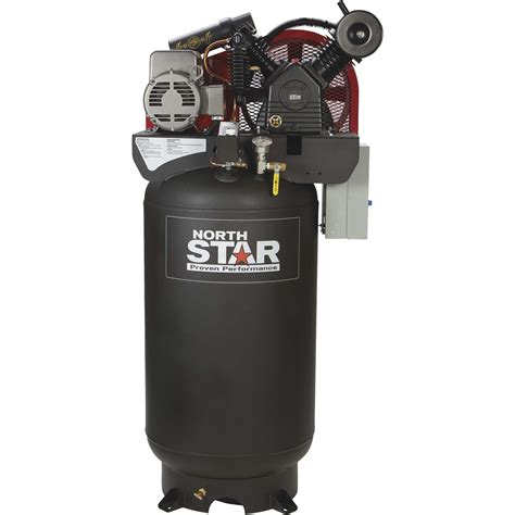 Northstar Electric Air Compressor 75 Hp 230 Volt 1 Phase 80 Gallon