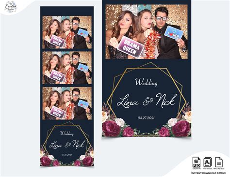 Wedding Photo Booth Template Elegant Photo Booth Template Photo Booth