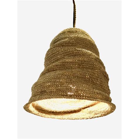Hanging Woven Basket Pendant Light Chairish