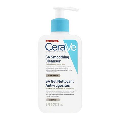 Cerave Sa Smoothing Cleanser For Dry Rough And Bumpy Skin 236ml Face