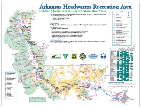 Arkansas Headwaters Recreation Area Map 307 W Sackett Ave Salida Co