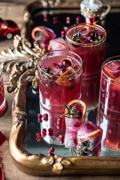 These 12 christmas drink recipes are easy to make & are sure to spread holiday cheer! Holiday Cheermeister Cocktail | Recipe | Christmas drinks, Bourbon punch, Christmas cocktails