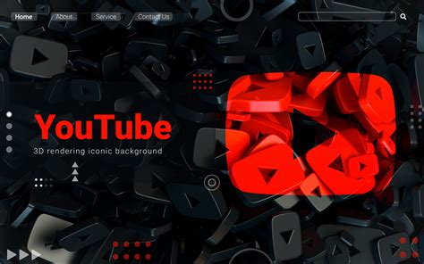 Youtube Sign Dark Iconic Background Graphic By Ahmedsakib372 · Creative