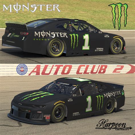 Paint schemes for the no. 2020 Kurt Busch Monster Energy Mustang by Brantley Roden ...
