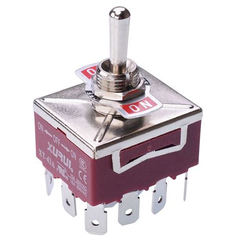 On Off On Toggle Switch 250v 15a 4pdt — Switch Electronics Your One