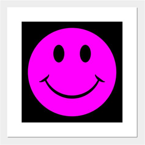 Smiley Face Pink Emoji Smiley Face Pink Emoji Posters And Art