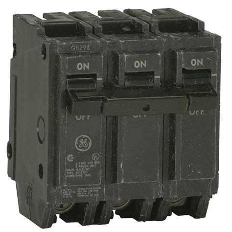 Ge Q Line 100 Amp 3 In 3 Pole Circuit Breaker Thql32100 The Home Depot