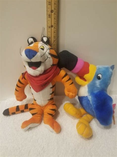 Vintage 1997 Tony The Tiger Kellogg Frosted Flakes And Toucan Sam Ebay