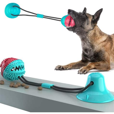 Suction Cup Dog Toy For Tug Of War Dog Chew Toys For Aggressive