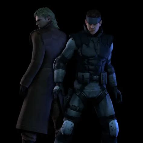 Sfmlab The Twin Snakes Solid Snake And Liquid Snake Metal Gear Solid