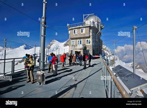 The Viewing Platform At The Sphinx Observatory On The Jungfraujoch