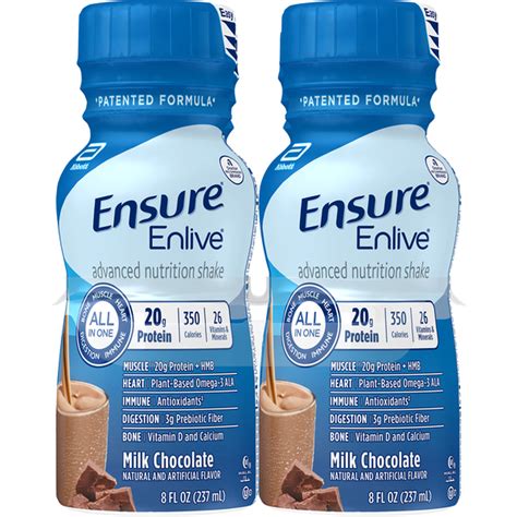 Ensure Enlive Advanced Nutrition Shake Milk Chocolate Ready To Drink