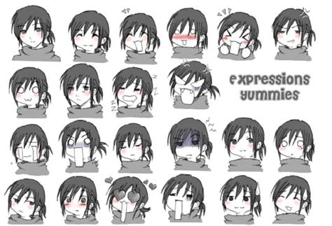 anime facial expressions list