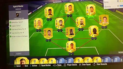 Complete this festival of futball challenge and earn a reward! Hybrid master SBC cheap fifa 18 - YouTube