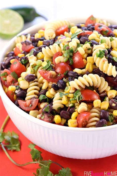 Black Bean Pasta Salad Recipe
