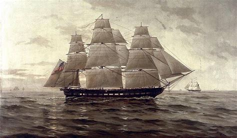 Uss Chesapeake 1800 1813 Stunning Old Sailing Ships Sailing