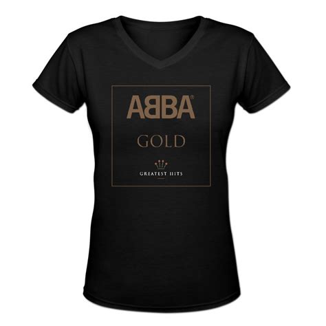 Top Tshirt Abba Gold Greatest Hits T Shirt 4676 Jznovelty