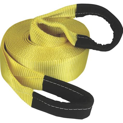 Smart Straps Heavy Duty Recovery Tow Strap With Loop Ends — 30ftl X