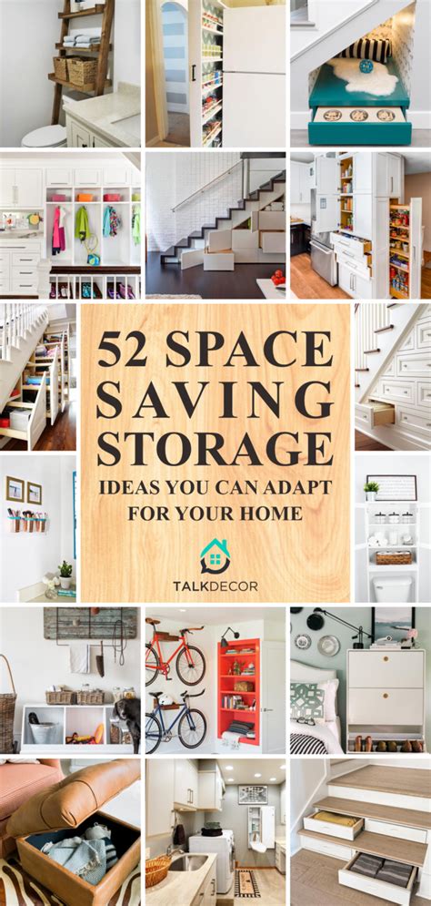 52 Space Saving Storage Ideas You Can Adapt For Your Home Talkdecor