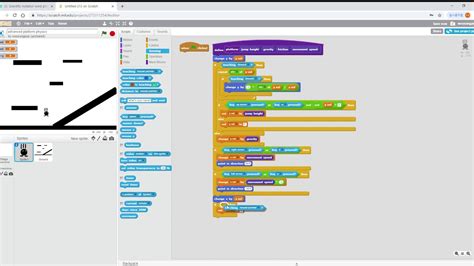 How To Make Advanced Platforming Physics On Scratch Youtube