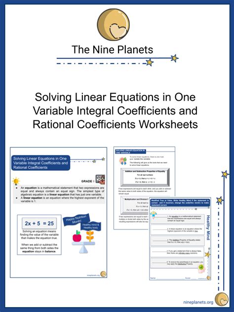 This process is also called. Solving For Specific Variable Worksheet - Solving for ...