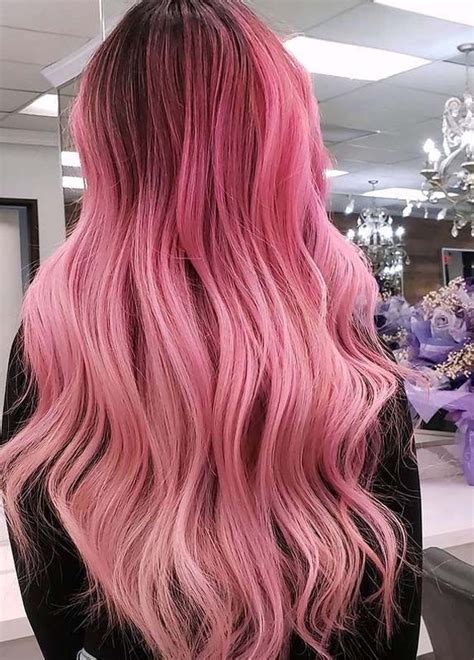 Beauiful Pink Hair Colors Highlights For Long Locks In 2021 Stylesmod