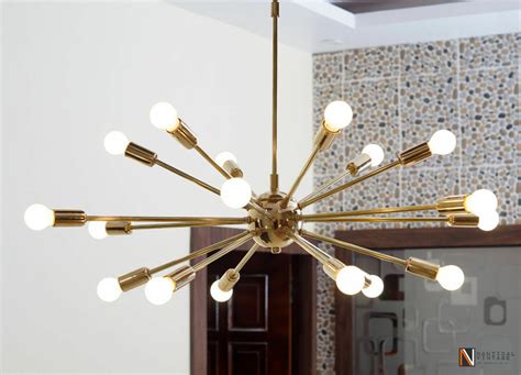 Whether you're looking to retrofit existing lights or to add new ones, you'll find what you need here. Detail Classic Mid Century Modern polished Brass Sputnik ...