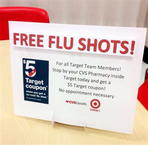 Flu shots available when immunizing pharmacist is on duty, while supplies last. How much are flu shots at target - Health