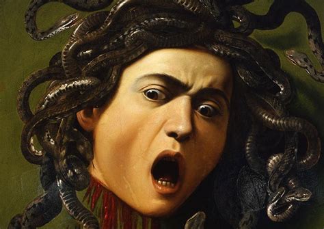 Medusa Caravaggio Oil On Canvas Mounted On Wood 1597 Rart