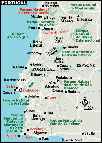 L'isolement prophylactique de 14 jours, après leur entrée au portugal continental, à domicile ou dans un lieu indiqué par les autorités sanitaires est obligatoire. Carte du Portugal » Vacances - Arts- Guides Voyages