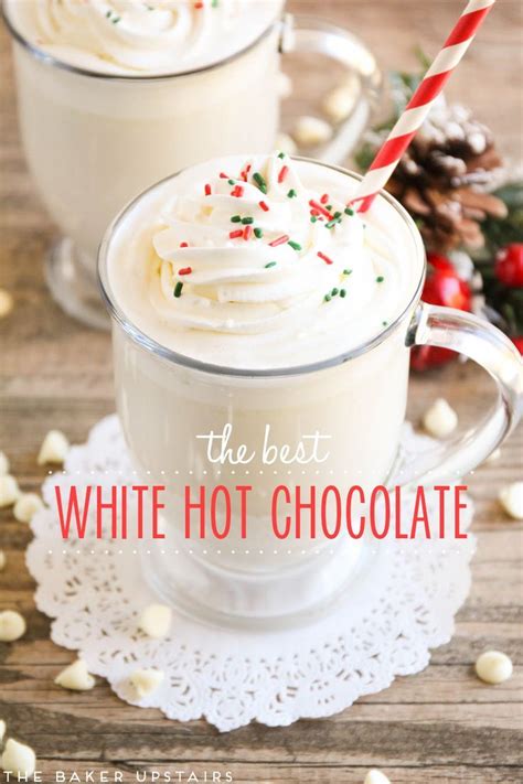 creamy and delicious best white hot chocolate recipe hot chocolate recipes chocolate recipes