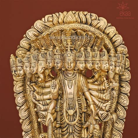 Vishnu Dashavatara 29cm Brass Lord Vishnu Dashavatar Ten Etsy
