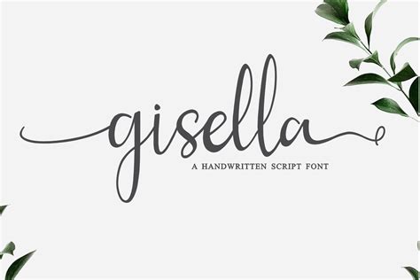 Gisella Font Girinesia Fontspace