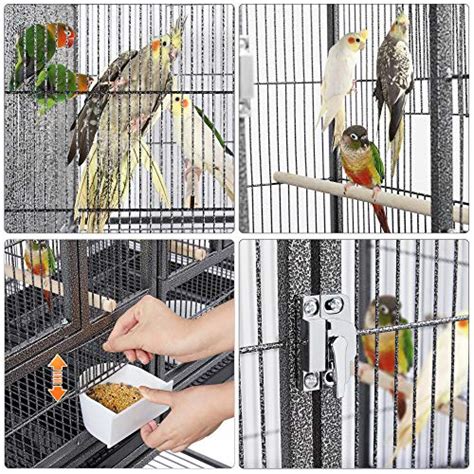 Yaheetech Stackable Divided Breeder Breeding Parakeet Bird Cage For
