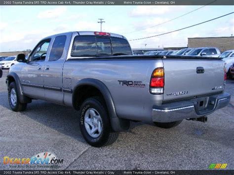 2002 Toyota Tundra Sr5 Trd Access Cab 4x4 Thunder Gray Metallic Gray