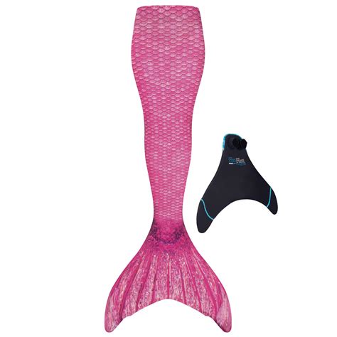 Buy Fin Fun Mermaid Tail Reinforced Tips With Monofin Malibu Pink