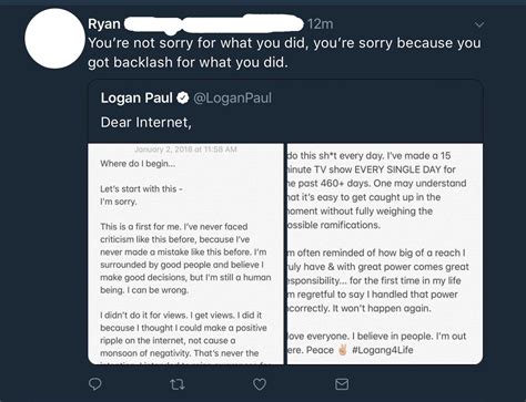 Logan Paul Apology Text Copypasta Dewisugx