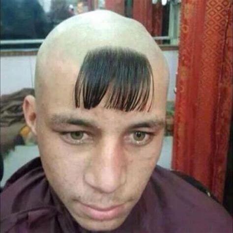17 People Who Decided To Own Their Baldness Gallery Haircut Funny Bad Haircut Funny Hair Humor