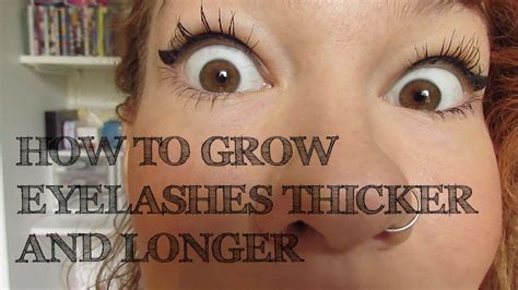 Diy How To Grow Your Eyelashes Thicker Longer Thicker Eyelashes