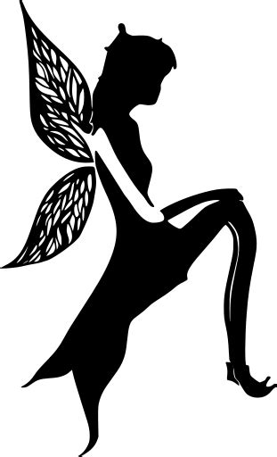 svg female fairy fantasy free svg image and icon svg silh