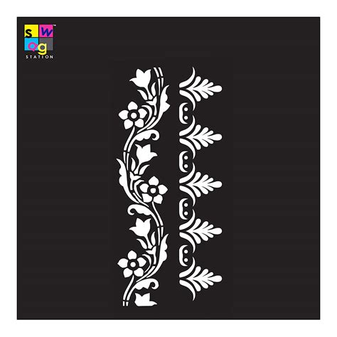 Swagstion Border Stencils Designs For Painting Border Stencil 4x8