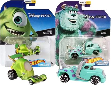 Hot Wheels Character Cars Disney Pixar Mike Wazowski Sulley