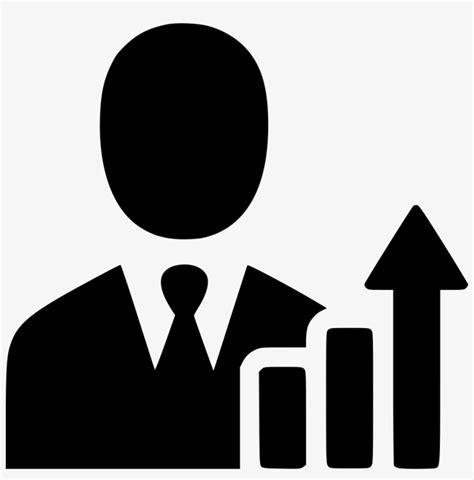 Businessman Income Increase Growth Profit Salesman Salesman Icon