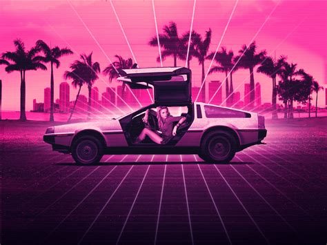 Artistic Retro Wave HD Static Wallpapers and Background Images - YL 